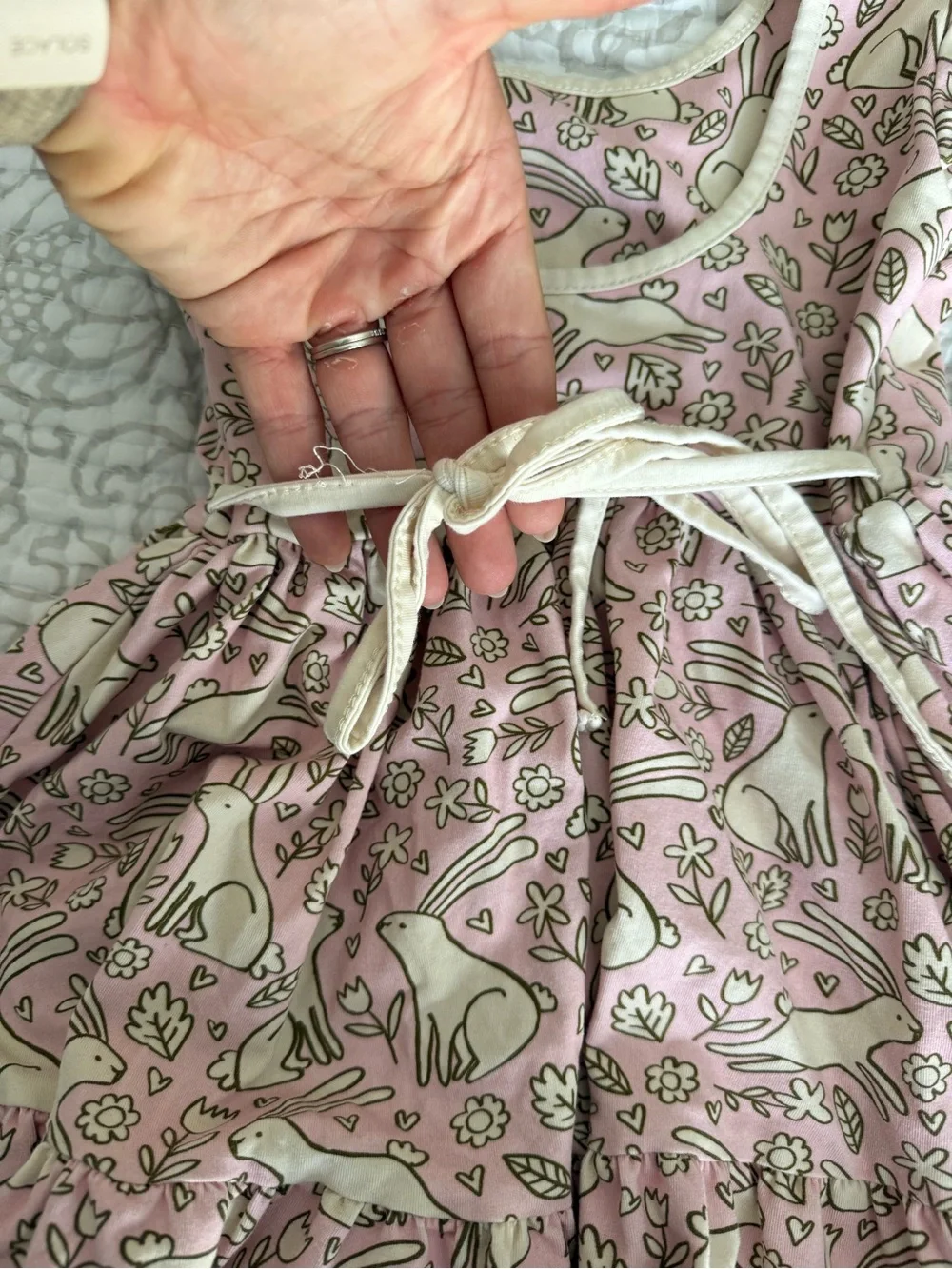 Girl August Bunny Dress